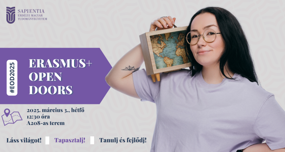 Erasmus+ Open Doors tájékoztató és beszélgetés 2025